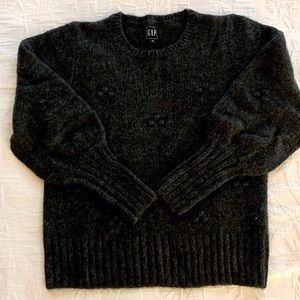 Crewneck sweater with bobbles